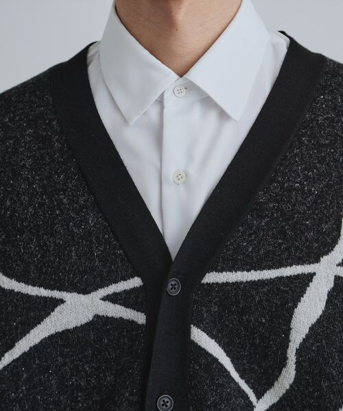 tk.TAKEO KIKUCHI / ティーケー タケオキクチ カーディガン・ボレロ | ラインアートニットカーディガン | 詳細13