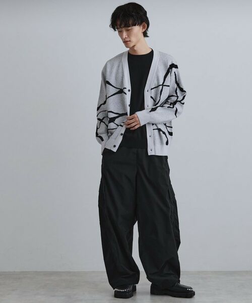 tk.TAKEO KIKUCHI / ティーケー タケオキクチ カーディガン・ボレロ | ラインアートニットカーディガン | 詳細4