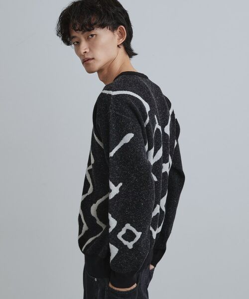 tk.TAKEO KIKUCHI / ティーケー タケオキクチ ニット・セーター | ラインアートニットプルオーバー | 詳細6
