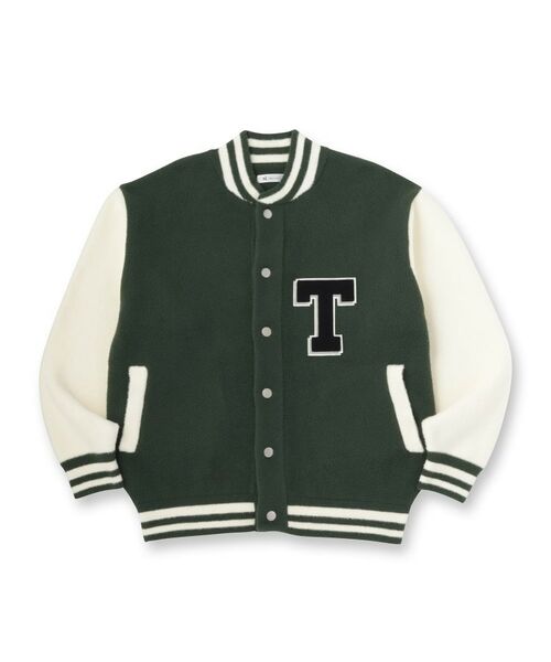 tk.TAKEO KIKUCHI / ティーケー タケオキクチ その他アウター | ダブルジャカードニットスタジャン | 詳細1