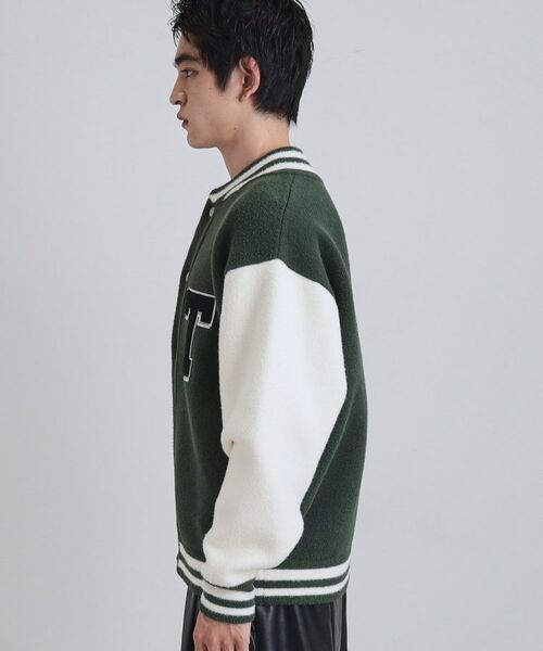 tk.TAKEO KIKUCHI / ティーケー タケオキクチ その他アウター | ダブルジャカードニットスタジャン | 詳細11