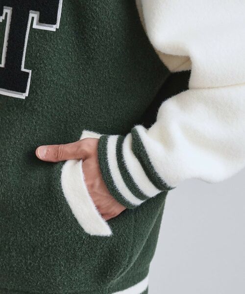 tk.TAKEO KIKUCHI / ティーケー タケオキクチ その他アウター | ダブルジャカードニットスタジャン | 詳細15