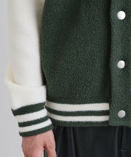 tk.TAKEO KIKUCHI / ティーケー タケオキクチ その他アウター | ダブルジャカードニットスタジャン | 詳細16