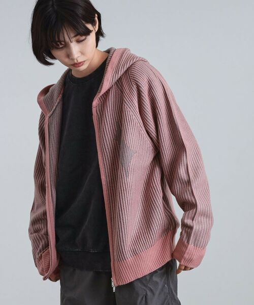 tk.TAKEO KIKUCHI / ティーケー タケオキクチ ニット・セーター | プレーティングブライトモチーフジップパーカー | 詳細20