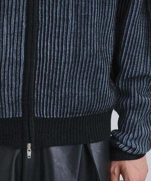 tk.TAKEO KIKUCHI / ティーケー タケオキクチ ニット・セーター | プレーティングブライトモチーフジップパーカー | 詳細30