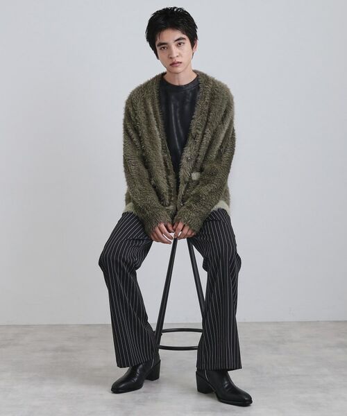 tk.TAKEO KIKUCHI / ティーケー タケオキクチ カーディガン・ボレロ | 【WEB限定】バイカラーフェザーニットカーディガン | 詳細19