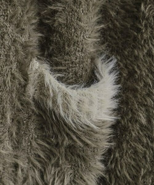 tk.TAKEO KIKUCHI / ティーケー タケオキクチ カーディガン・ボレロ | 【WEB限定】バイカラーフェザーニットカーディガン | 詳細24