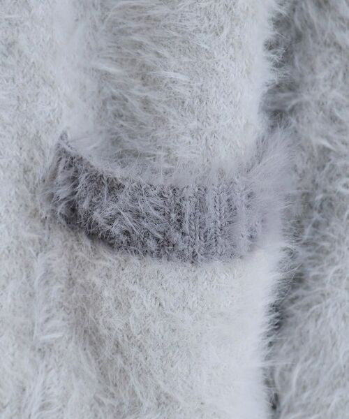 tk.TAKEO KIKUCHI / ティーケー タケオキクチ カーディガン・ボレロ | 【WEB限定】バイカラーフェザーニットカーディガン | 詳細9