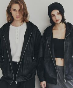 tk.TAKEO KIKUCHI / ティーケー タケオキクチ パーカー | ヴィンテージライクプリント ジップパーカー