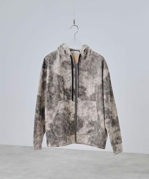 tk.TAKEO KIKUCHI / ティーケー タケオキクチ パーカー | ヴィンテージライクプリント ジップパーカー | 詳細11