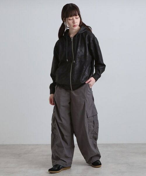 tk.TAKEO KIKUCHI / ティーケー タケオキクチ パーカー | ヴィンテージライクプリント ジップパーカー | 詳細26