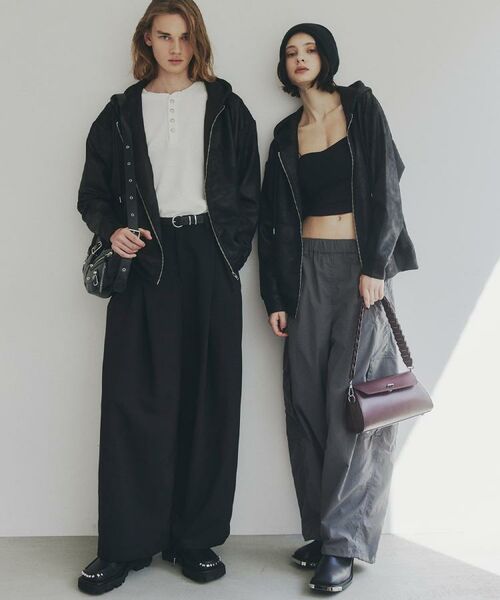 tk.TAKEO KIKUCHI / ティーケー タケオキクチ パーカー | ヴィンテージライクプリント ジップパーカー | 詳細28