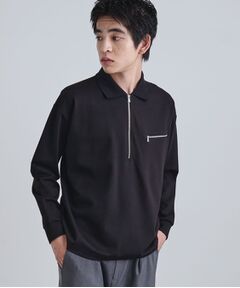 tk.TAKEO KIKUCHI / ティーケー タケオキクチ ポロシャツ | ポロ衿ハーフジップ