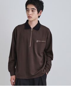 tk.TAKEO KIKUCHI / ティーケー タケオキクチ ポロシャツ | ポロ衿ハーフジップ