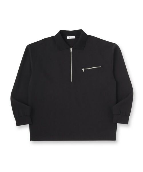 tk.TAKEO KIKUCHI / ティーケー タケオキクチ ポロシャツ | ポロ衿ハーフジップ | 詳細1