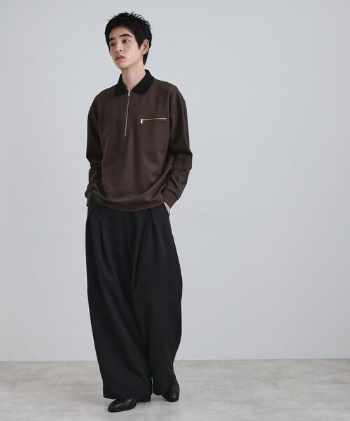 tk.TAKEO KIKUCHI / ティーケー タケオキクチ ポロシャツ | ポロ衿ハーフジップ | 詳細11