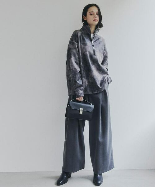 tk.TAKEO KIKUCHI / ティーケー タケオキクチ カットソー | ヴィンテージライクプリント ハーフジッププルオーバー | 詳細23