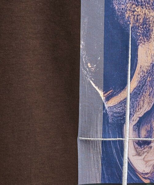 tk.TAKEO KIKUCHI / ティーケー タケオキクチ カットソー | 長袖 サイドスタックプリントカットソー | 詳細13