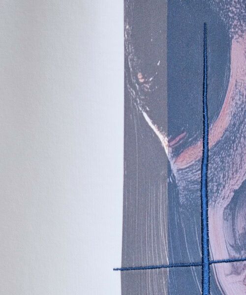 tk.TAKEO KIKUCHI / ティーケー タケオキクチ カットソー | 長袖 サイドスタックプリントカットソー | 詳細5