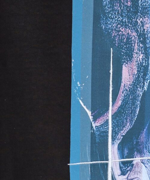 tk.TAKEO KIKUCHI / ティーケー タケオキクチ カットソー | 長袖 サイドスタックプリントカットソー | 詳細9