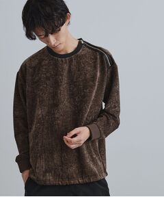 tk.TAKEO KIKUCHI / ティーケー タケオキクチ カットソー | クラッシュベロアカットソー