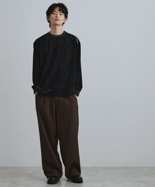 tk.TAKEO KIKUCHI / ティーケー タケオキクチ カットソー | クラッシュベロアカットソー | 詳細10