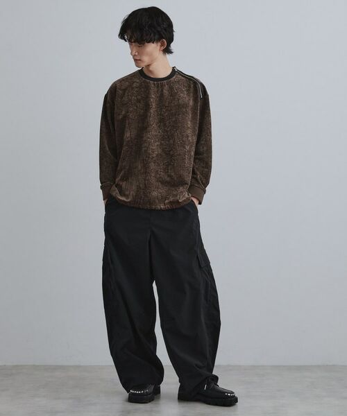 tk.TAKEO KIKUCHI / ティーケー タケオキクチ カットソー | クラッシュベロアカットソー | 詳細17