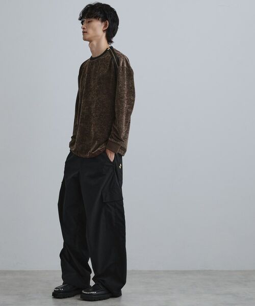 tk.TAKEO KIKUCHI / ティーケー タケオキクチ カットソー | クラッシュベロアカットソー | 詳細18