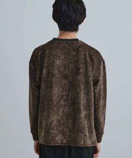 tk.TAKEO KIKUCHI / ティーケー タケオキクチ カットソー | クラッシュベロアカットソー | 詳細25