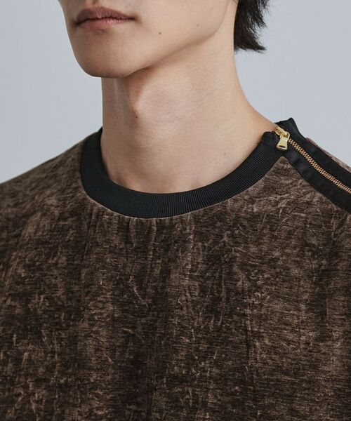 tk.TAKEO KIKUCHI / ティーケー タケオキクチ カットソー | クラッシュベロアカットソー | 詳細26