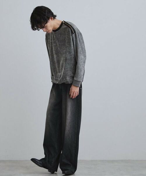 tk.TAKEO KIKUCHI / ティーケー タケオキクチ カットソー | クラッシュベロアカットソー | 詳細3