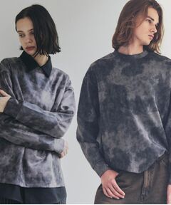 tk.TAKEO KIKUCHI / ティーケー タケオキクチ カットソー | ヴィンテージライクプリント クルーネックカットソー