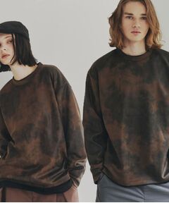 tk.TAKEO KIKUCHI / ティーケー タケオキクチ カットソー | ヴィンテージライクプリント クルーネックカットソー