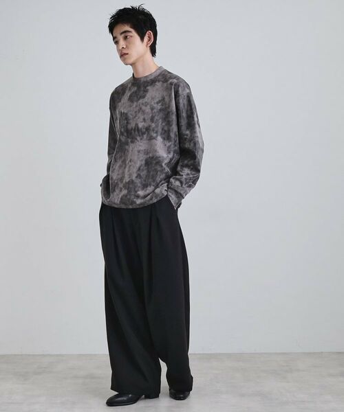 tk.TAKEO KIKUCHI / ティーケー タケオキクチ カットソー | ヴィンテージライクプリント クルーネックカットソー | 詳細11