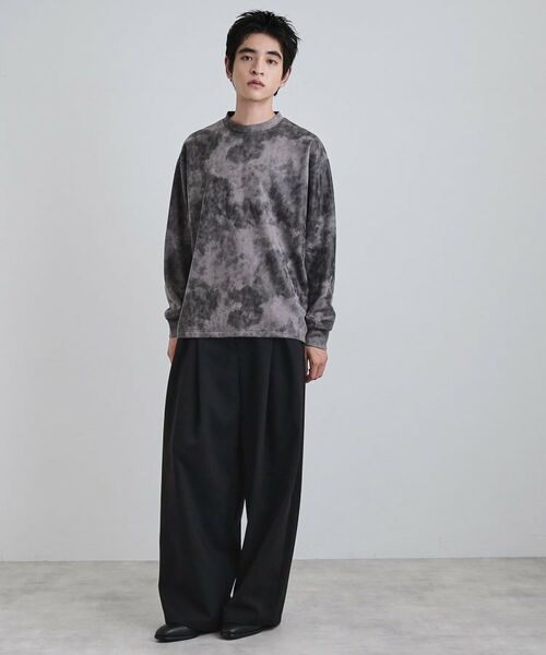 tk.TAKEO KIKUCHI / ティーケー タケオキクチ カットソー | ヴィンテージライクプリント クルーネックカットソー | 詳細12