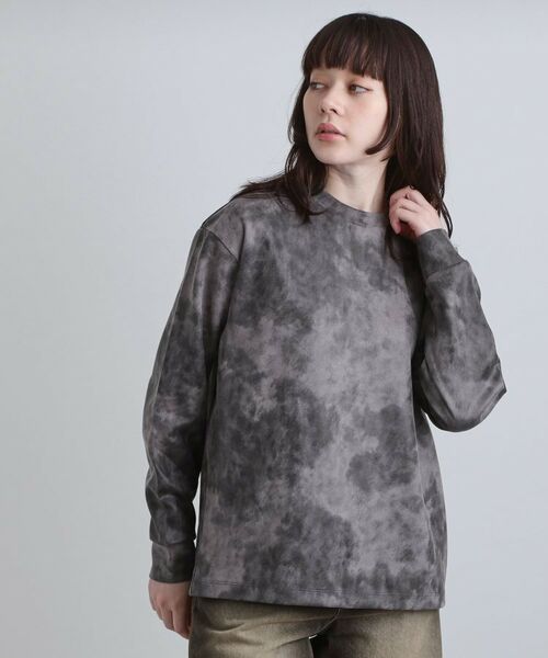 tk.TAKEO KIKUCHI / ティーケー タケオキクチ カットソー | ヴィンテージライクプリント クルーネックカットソー | 詳細13