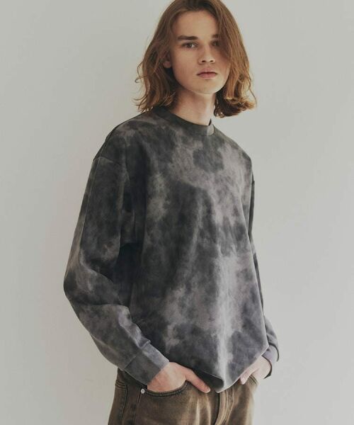 tk.TAKEO KIKUCHI / ティーケー タケオキクチ カットソー | ヴィンテージライクプリント クルーネックカットソー | 詳細18