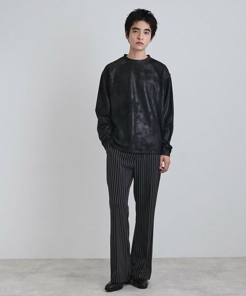 tk.TAKEO KIKUCHI / ティーケー タケオキクチ カットソー | ヴィンテージライクプリント クルーネックカットソー | 詳細23