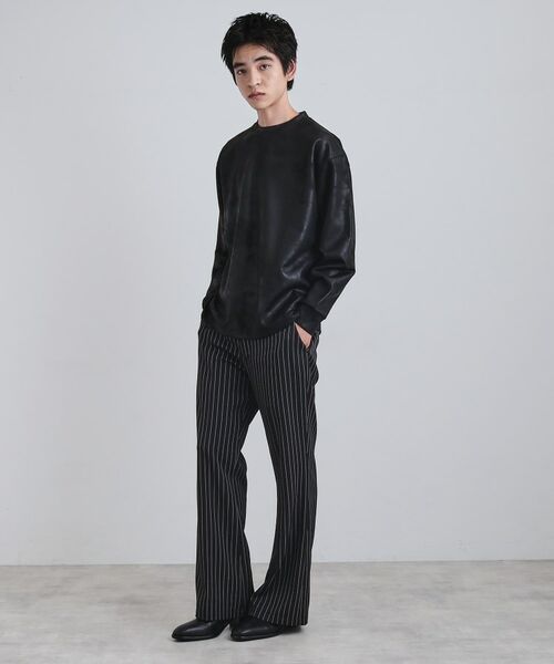 tk.TAKEO KIKUCHI / ティーケー タケオキクチ カットソー | ヴィンテージライクプリント クルーネックカットソー | 詳細24