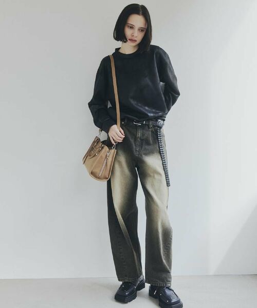 tk.TAKEO KIKUCHI / ティーケー タケオキクチ カットソー | ヴィンテージライクプリント クルーネックカットソー | 詳細28