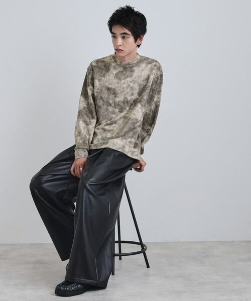 tk.TAKEO KIKUCHI / ティーケー タケオキクチ カットソー | ヴィンテージライクプリント クルーネックカットソー | 詳細5