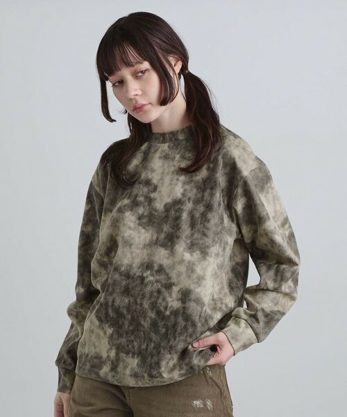 tk.TAKEO KIKUCHI / ティーケー タケオキクチ カットソー | ヴィンテージライクプリント クルーネックカットソー | 詳細6