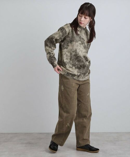 tk.TAKEO KIKUCHI / ティーケー タケオキクチ カットソー | ヴィンテージライクプリント クルーネックカットソー | 詳細8