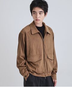tk.TAKEO KIKUCHI / ティーケー タケオキクチ レザーブルゾン・ジャケット | フェイクスエードシャツアウター
