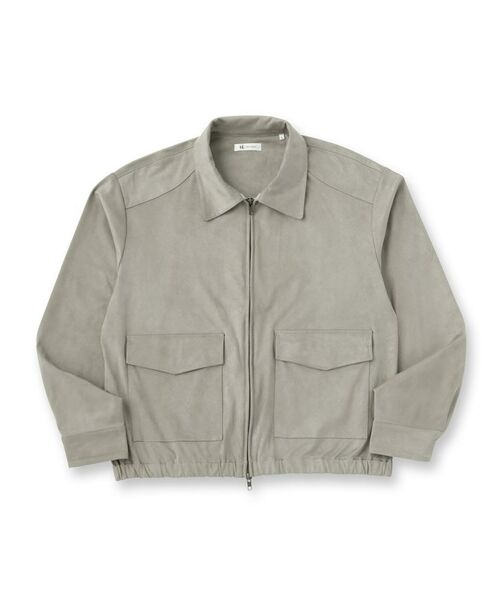 tk.TAKEO KIKUCHI / ティーケー タケオキクチ レザーブルゾン・ジャケット | フェイクスエードシャツアウター | 詳細1