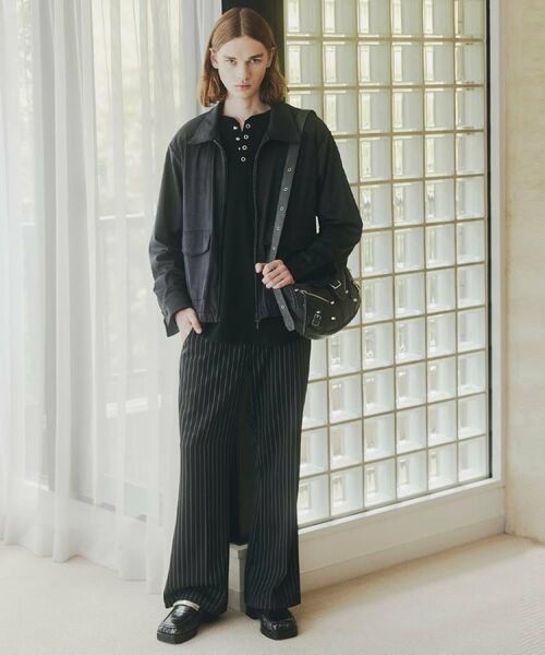 tk.TAKEO KIKUCHI / ティーケー タケオキクチ レザーブルゾン・ジャケット | フェイクスエードシャツアウター | 詳細11