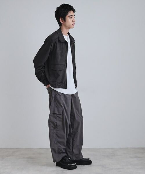 tk.TAKEO KIKUCHI / ティーケー タケオキクチ レザーブルゾン・ジャケット | フェイクスエードシャツアウター | 詳細15