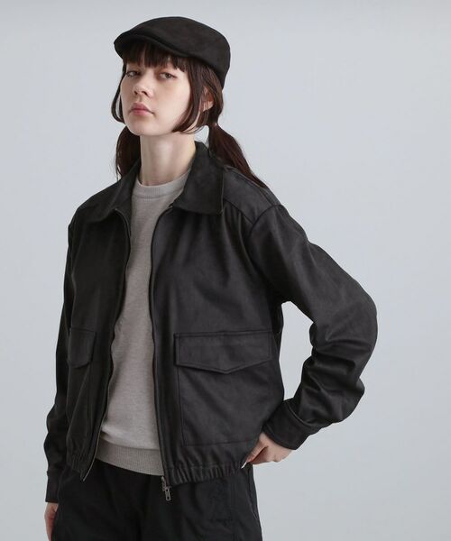 tk.TAKEO KIKUCHI / ティーケー タケオキクチ レザーブルゾン・ジャケット | フェイクスエードシャツアウター | 詳細16