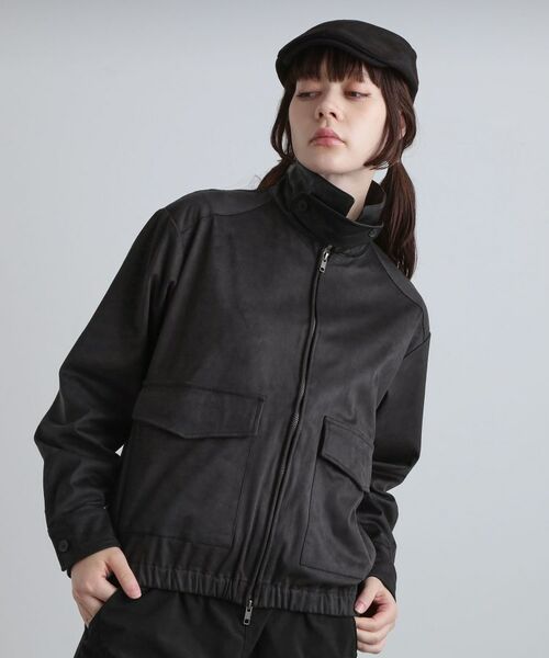 tk.TAKEO KIKUCHI / ティーケー タケオキクチ レザーブルゾン・ジャケット | フェイクスエードシャツアウター | 詳細17