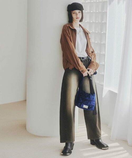 tk.TAKEO KIKUCHI / ティーケー タケオキクチ レザーブルゾン・ジャケット | フェイクスエードシャツアウター | 詳細21